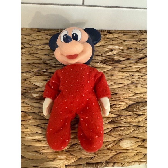 Disney Baby Mickey Mouse Doll Jointed Toy‎ Figure Arco 1984 7" - Picture 4 of 8